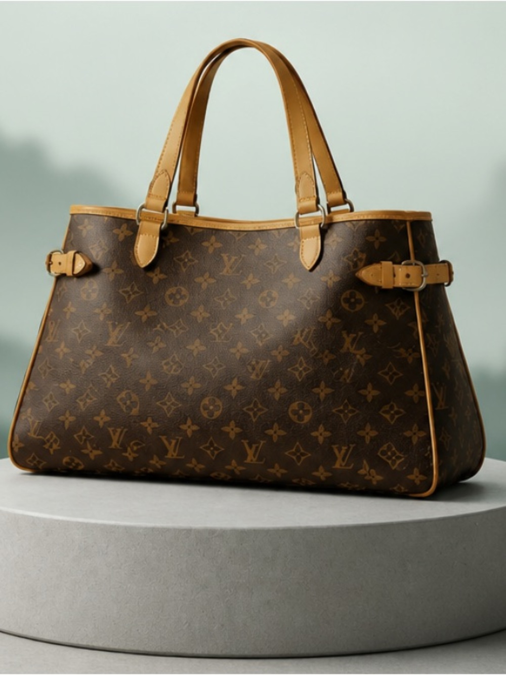 - Authentic Louis Vuitton Monogram Batignolles Horizontal Shoulder Bag.